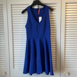 Blue Sleeveless Mini Cocktail Dress - Eight Sixty (Nordstrom) Size Medium